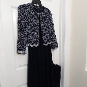 Jessica Howard Lace Women’s Midi Jacket Dress Size 4-P